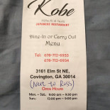 Kobe Hibachi Sushi Japanese