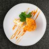 Frittiertes Eis