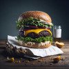 Hamburger Deluxe Mit Käse