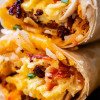 Premium Burritos Ultimativer Fleisch- Und Käse-Frühstücks-Burrito