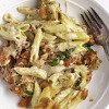 Drei-Käse-Hähnchen-Penne