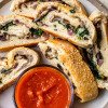 Vegetarisches Stromboli